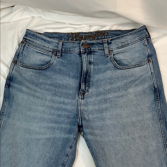 Wrangler Retro Slim Boot Blue Denim Jeans W34 x L36 - Picture 5 of 12